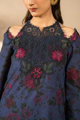 Luxury Digital Elegance with Chiffon Grace & Organza Embroidery