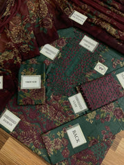 Opulent Digital Print Shirt – Timeless Elegance by Yasmeen