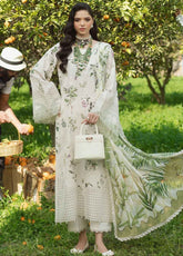 Timeless Digital Charm – Graceful Prints with Organza Embroidery