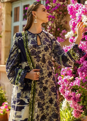 Ethereal Digital Elegance with Embroidered Organza Details