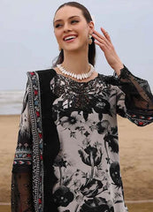 Luxury Digital Elegance with Chiffon Grace & Organza Embroidery