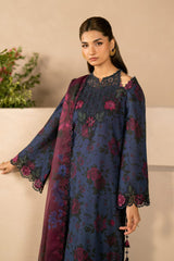 Luxury Digital Elegance with Chiffon Grace & Organza Embroidery